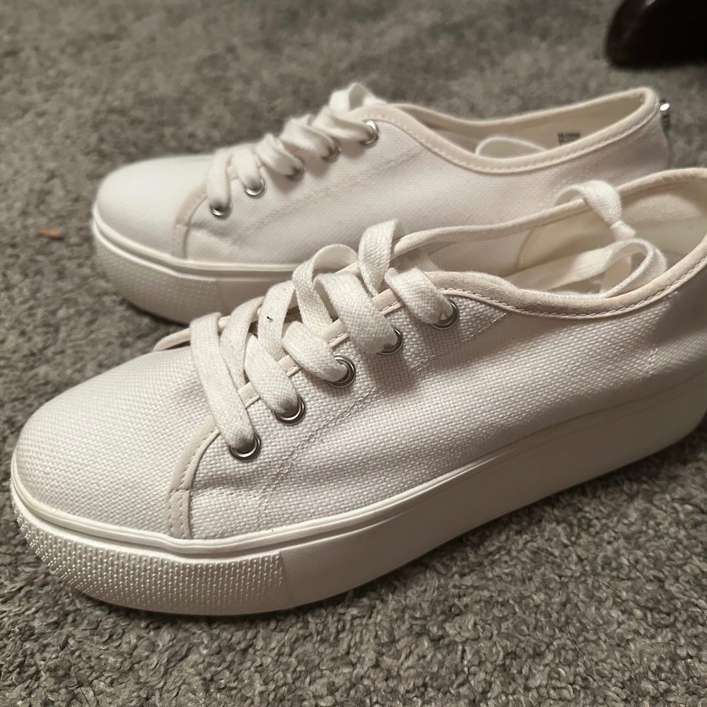 White Steve Madden Sneakers
